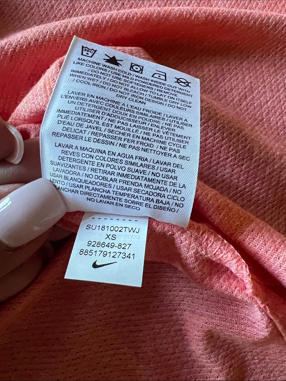 Nike Women’s Coral Pink Athletic Tank Top